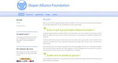 Desktop Screenshot of diaperalliancefoundation.com